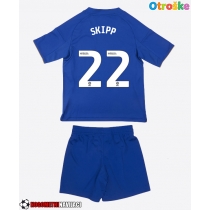 Otroške Nogometnih dresov Leicester City Oliver Skipp #22 Domači 2025-26 Kratki rokavi (+ hlače)
